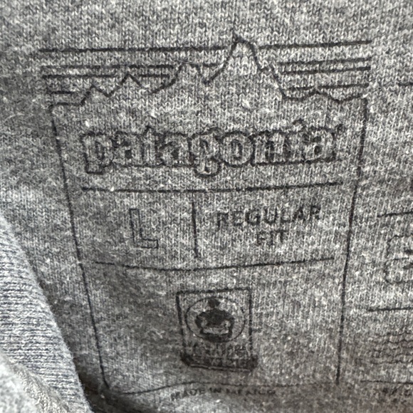 Patagonia Gray Hoodie with Bear Graphic - Picture 4 of 8